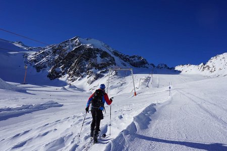 Kogel-Route im Skitouren Park am Pitztaler Gletscher
