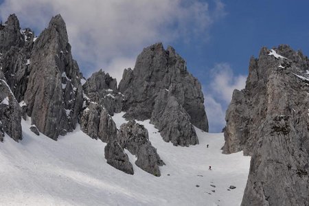 Goinger Törl (2150 m) von der Griesneralm