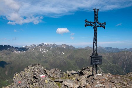 Sömen (2796 m) vom Alpengasthof Bergheim Fotsch