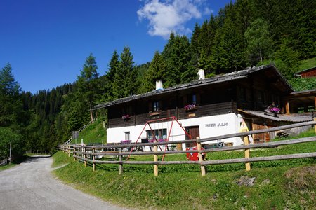 Peeralm vom Parkplatz Grün