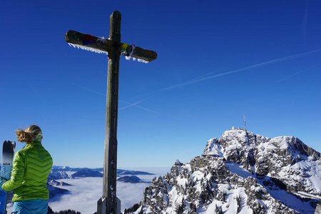 Lacherspitze (1724 m) vom Parkplatz Unteres Sudelfeld