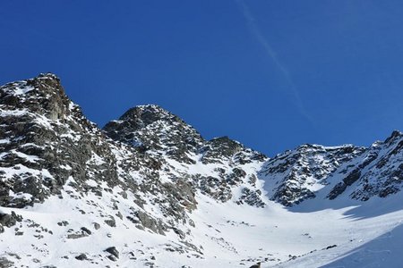 Knotenspitze (3082 m) von der Franz Senn Hütte