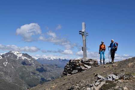 Vorderer Rotspitz (3033 m) von der Marteller Hütte