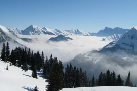 Galtjoch (2109 m) von Rinnen bei Berwang