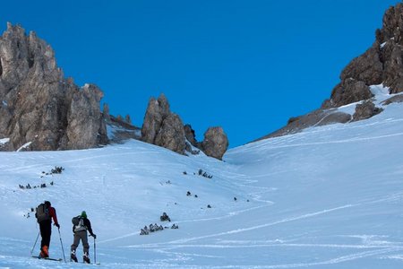 Stöttltörl (2036 m) vom Gasthof Arzkasten