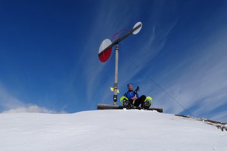 Wetterfahne (1284 m) von Kössen im Kaiserwinkl