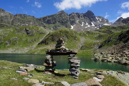 Großer Timmler Schwarzsee (2514m) von der Timmelsbrücke