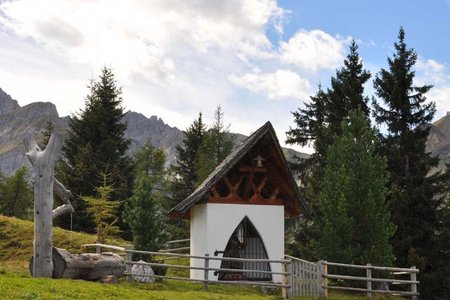 Birgitzer Alm vom Parkplatz Birgitzer Alm