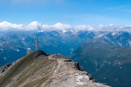 Amthorspitze (2748 m) von Pontiggl vom Parkplatz Dachs