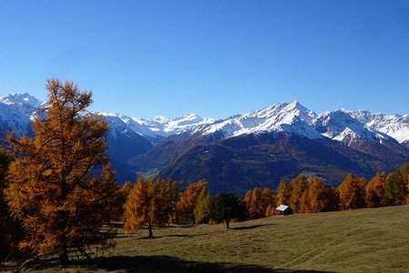 St. Martiner Alpl – Dolomitenblick Rundwanderung von St. Martin im Kofel