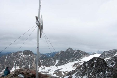 Kraspesspitze (2954 m) von der Schweinfurter Hütte