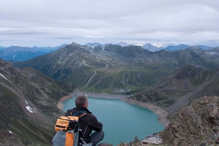 Schartenkogel (2855 m) von der Schweinfurter Hütte