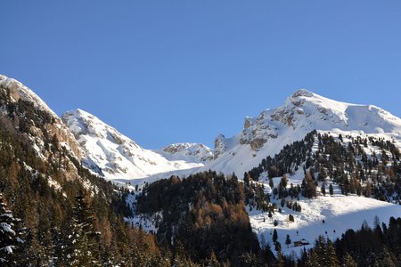 Zendleser Kofel (2422 m) von der Zanseralm