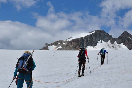 Dahmannspitze (3397 m) vom Hochjoch Hospiz