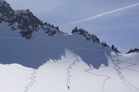 Kühlenkarscharte (3030m) von Gries im Sulztal