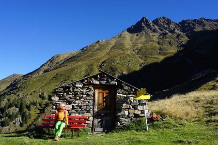 Luibisalm (2069m) vom Parkplatz Piösmes