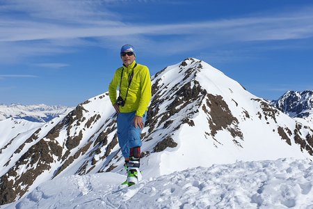 Wölfeleskopf (2893m) vom Gasthof Alpenfriede