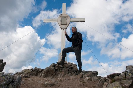 Hochreichkopf (3010m) von der Dortmunder Hütte