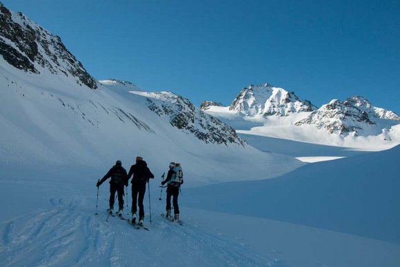 Blaue Silvretta - Skitourenregion der Superlative