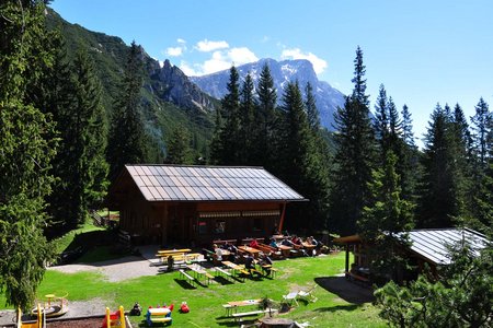 Neue Alplhütte (1504 m) vom Strassberghaus