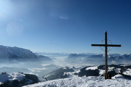 Karspitz (1239m) und Wandberg (1545m) von Feistenau in Rettenschöss