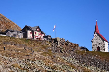 Schutzhaus Latzfonser Kreuz (2305 m) vom Kasereck