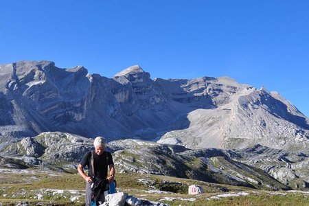 Lavarella (3055 m) von der Faneshütte