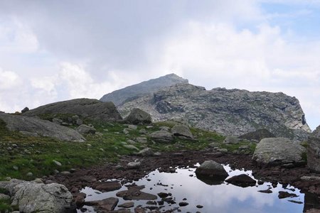 Spronser Rötelspitz (2625 m) von der Leiteralm