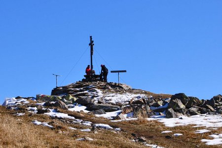 Kassianspitze (2581 m) vom Parkplatz Kühhof