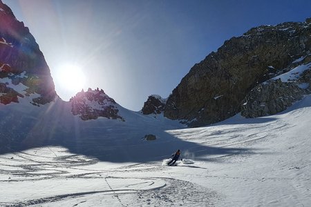 Wechner Scharte (2758 m) vom Speicher Längental