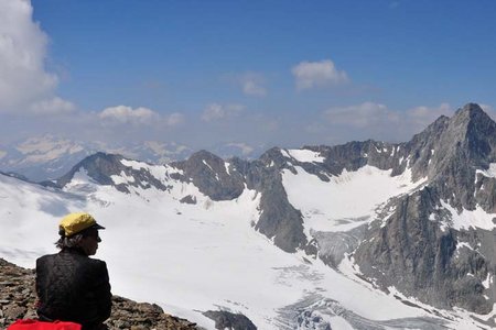 Hinterer Daunkopf (3225 m) von der Dresdner Hütte