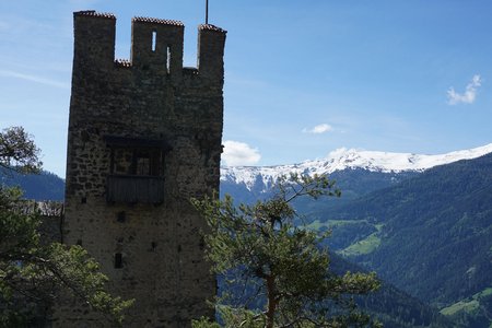 Ruine Schrofenstein (1122m) von Perjen