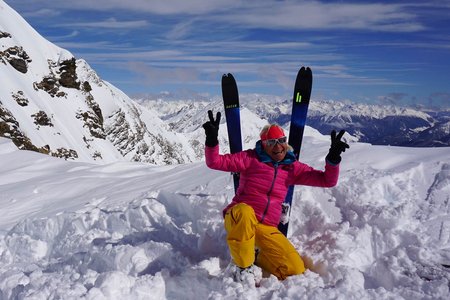 Zermaidjoch (2619 m) von der Schneeberger Brücke