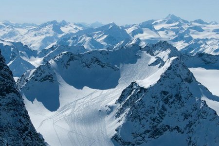 Längentaler Weißer Kogel (3217 m) vom Westfalenhaus