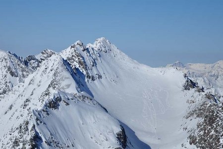 Skitour Hoher Seeblaskogel (3235 m) von Lüsens