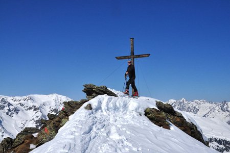 Schaflegerkogel (2405 m) vom Alpengasthof Fotscher Bergheim