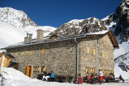 Amberger Hütte (2135 m) von Gries/Sulztal