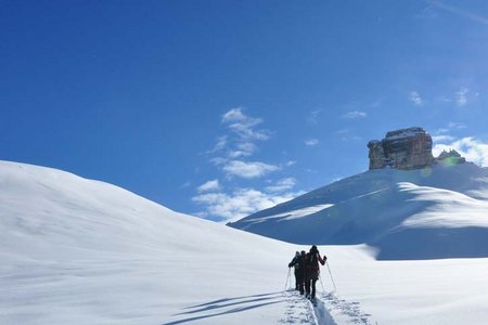 Monte Castello (2760 m) von der Faneshütte