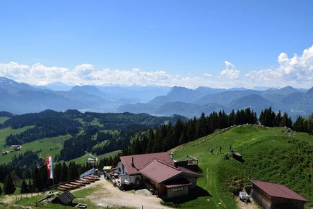 Altkaser Alm (1252 m) von Sachrang über Mitterleiten