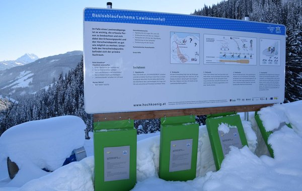 Skitourenlehrpfad in Dienten