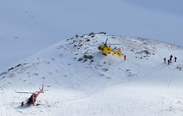 Lawineneinsatz am Kellerjoch