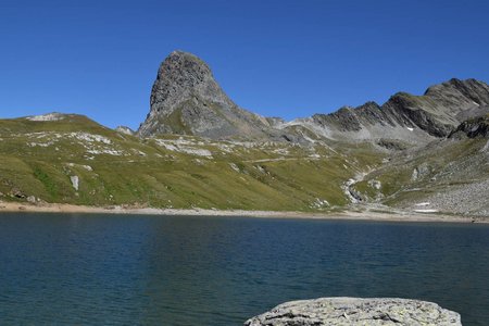 Gösleswand (2912m) vom Parkplatz Trojer Alm