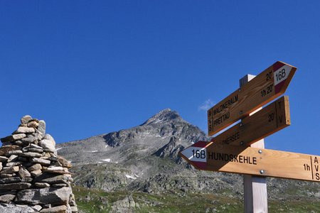 Rauchkofel (3251 m) vom Berghotel Kasern