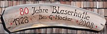 Logo Blaserhütte, 2176 m - Trins