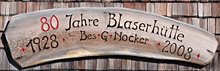 Logo Blaserhütte, 2176 m - Trins