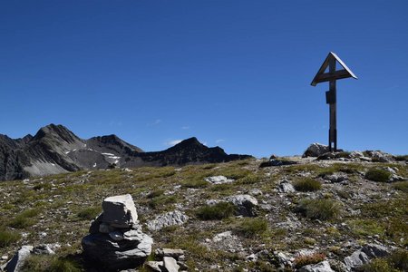 Bachlenkenkopf (2759m) vom Parkplatz Trojer Alm