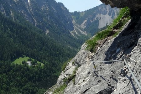 Absamer Klettersteig zur Bettelwurfhütte, 2.077m