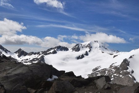 Hintereis Spitze (3269 m) von der Schönen Aussicht