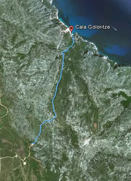 Cala Goloritze - Bergwanderung von der Golgo-Hochfläche auf Sardinien