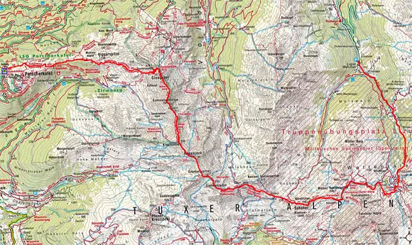 Tuxer-Summits Bergwanderung